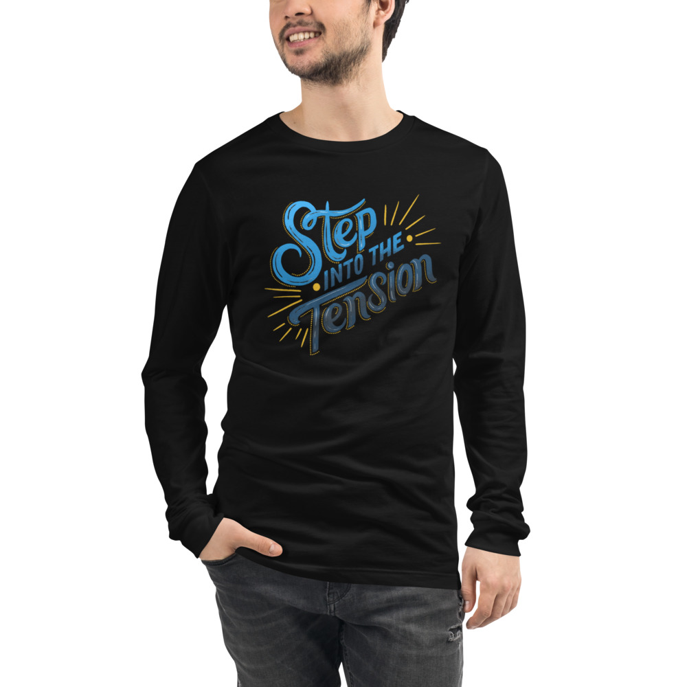 Step Into The Tension Unisex Long Sleeve - Image 2