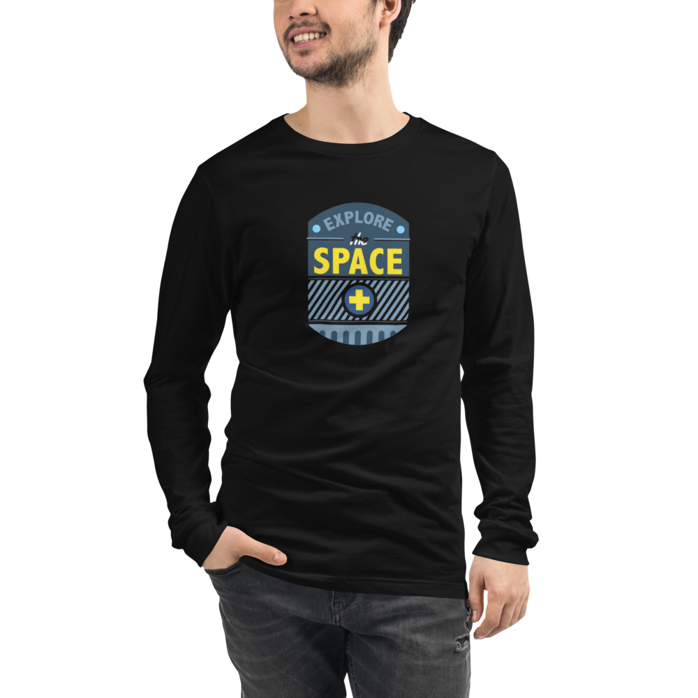 Explore The Space Unisex Long Sleeve - Image 2