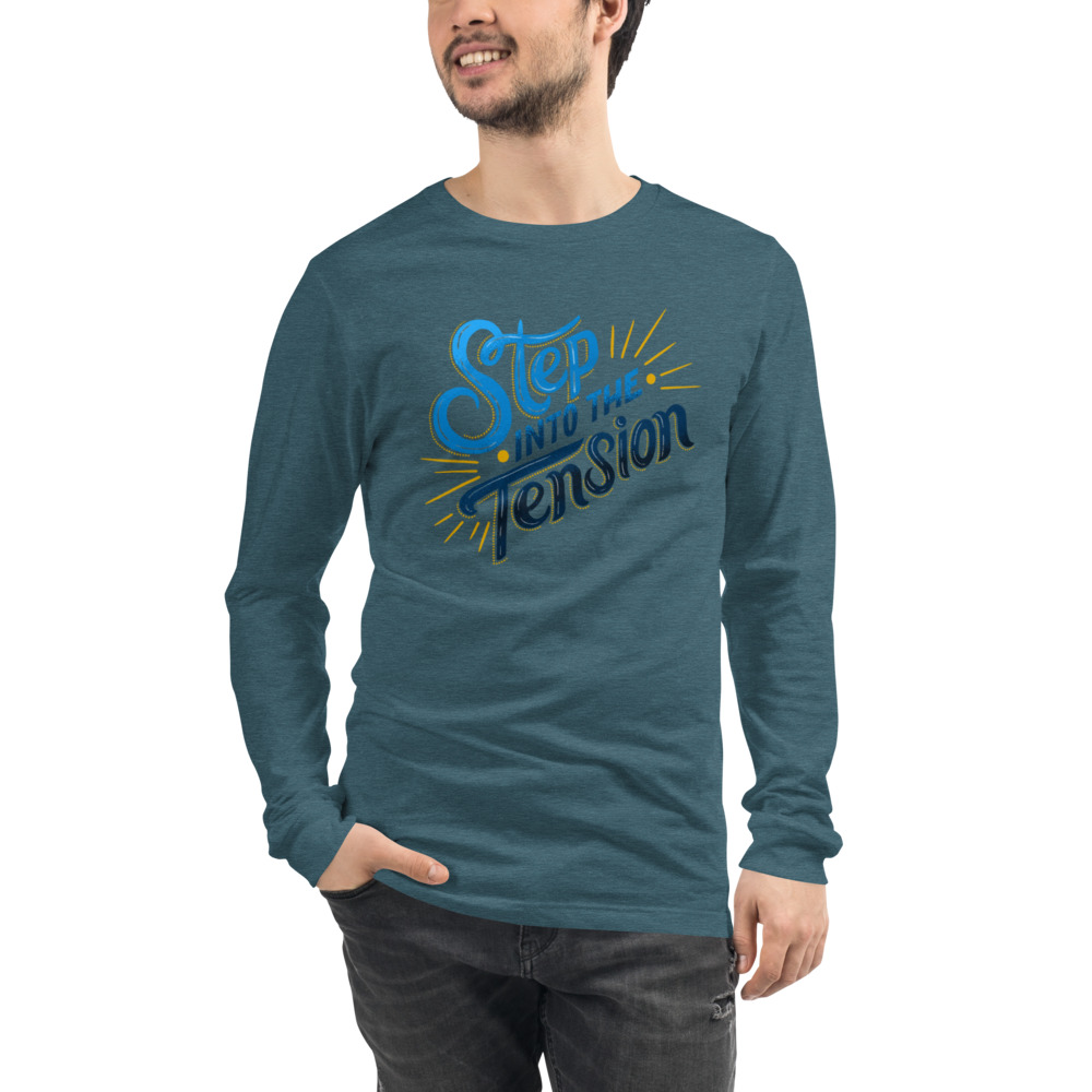 Step Into The Tension Unisex Long Sleeve - Image 7