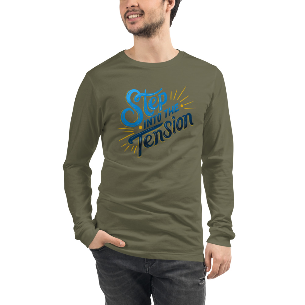 Step Into The Tension Unisex Long Sleeve - Image 8