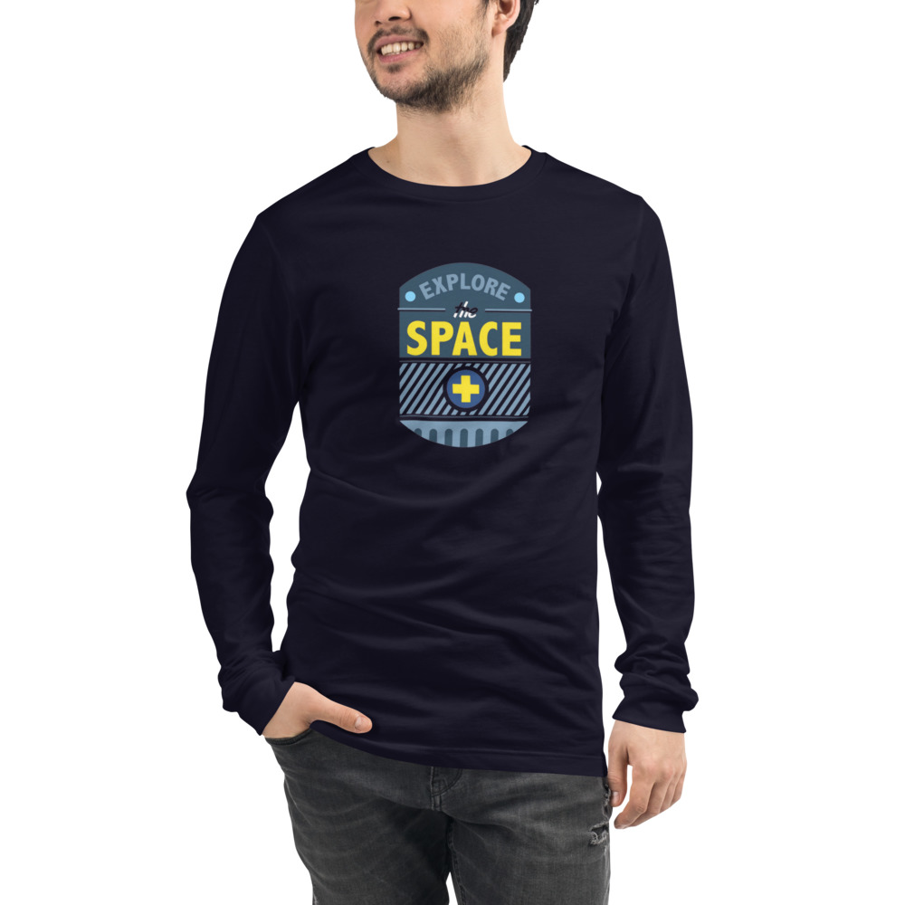 Explore The Space Unisex Long Sleeve - Image 3
