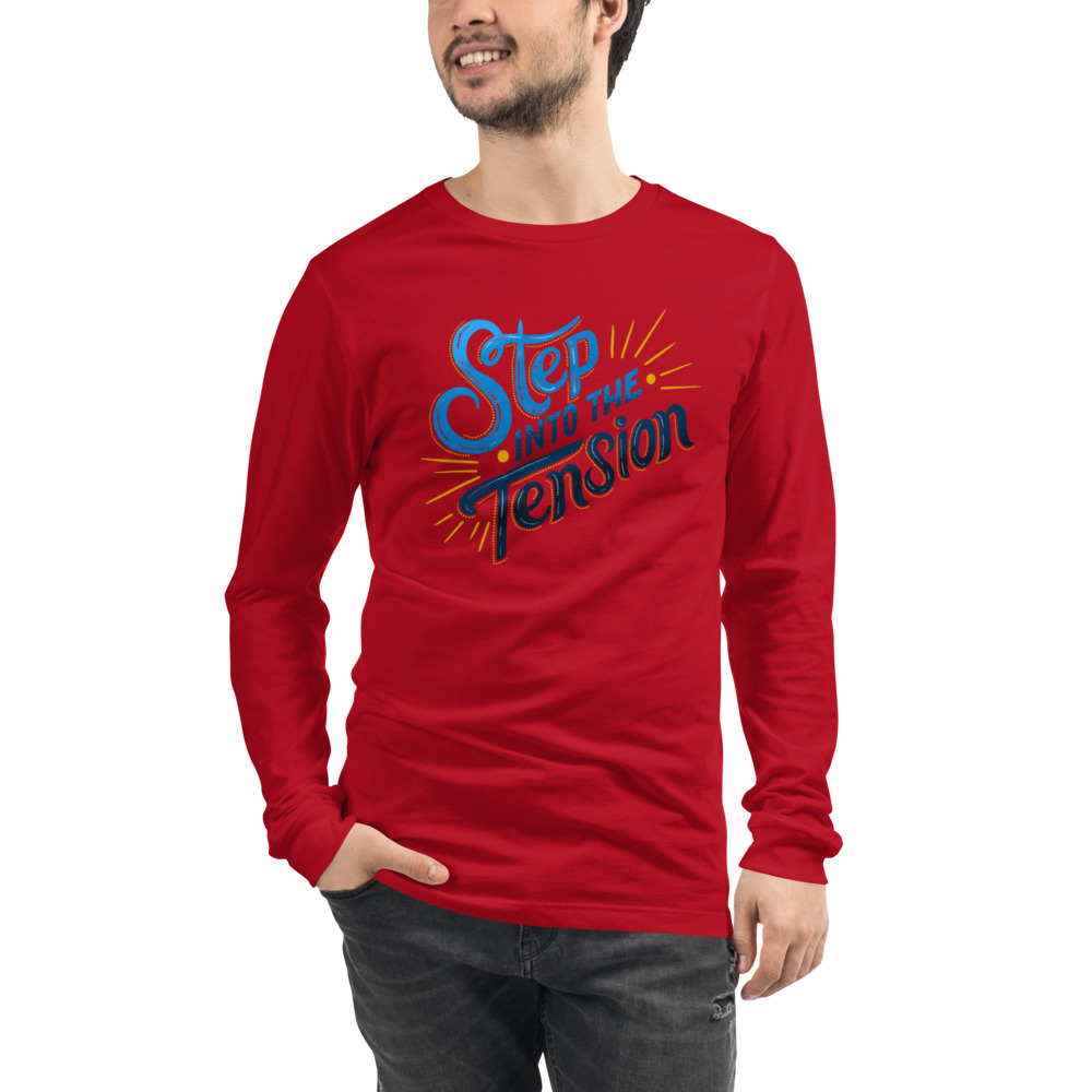 Step Into The Tension Unisex Long Sleeve - Image 5