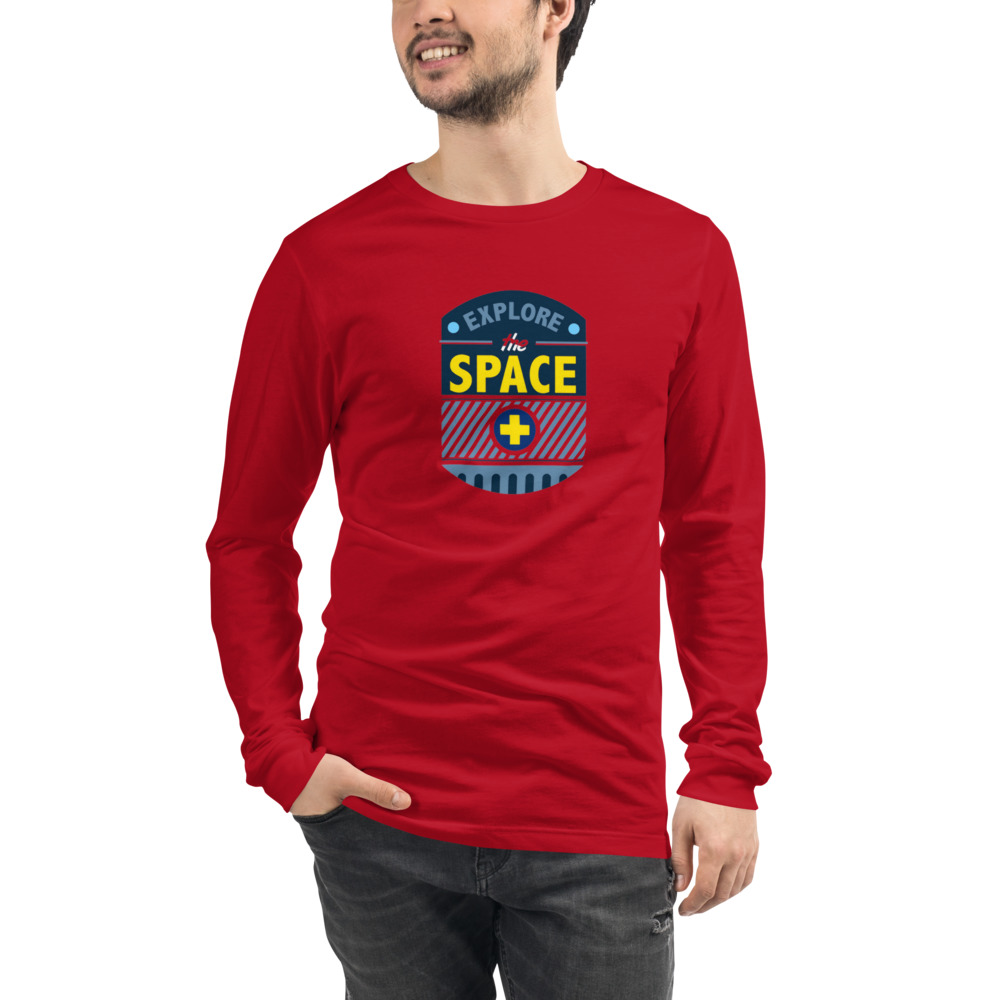 Explore The Space Unisex Long Sleeve - Image 4